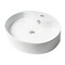 Alfi Brand ALFI brand ABC910 White 22" Oval Above Mount Ceramic Sink with Faucet Hole ABC910 - alternate 4